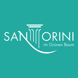 Restaurant Santorini im Grünen Baum logo.